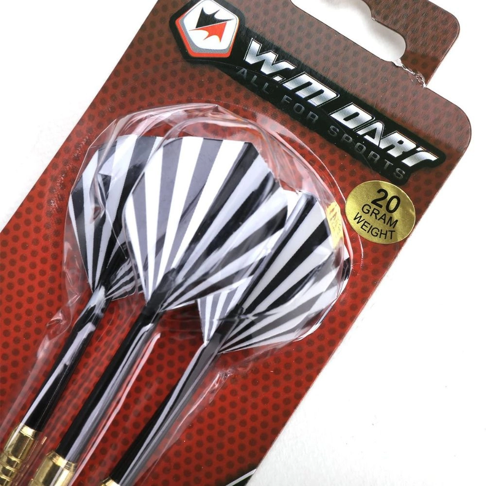 Kit Dardos Semi Profissional Winmax (Winmax Semi-Pro Darts Kit) - Winmax - Preto