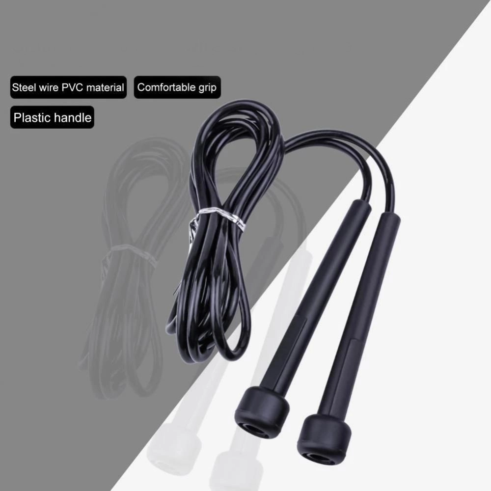 Corda De Pular Pvc (Jump Rope Pvc) - As - Preto
