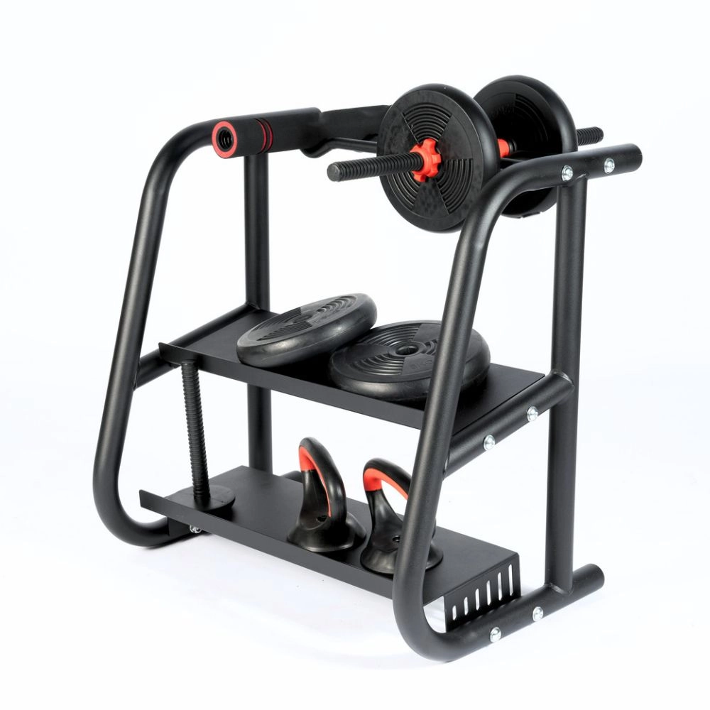 Suporte Para Kit Musculação 6 Em 1 Bonafit Preto 
