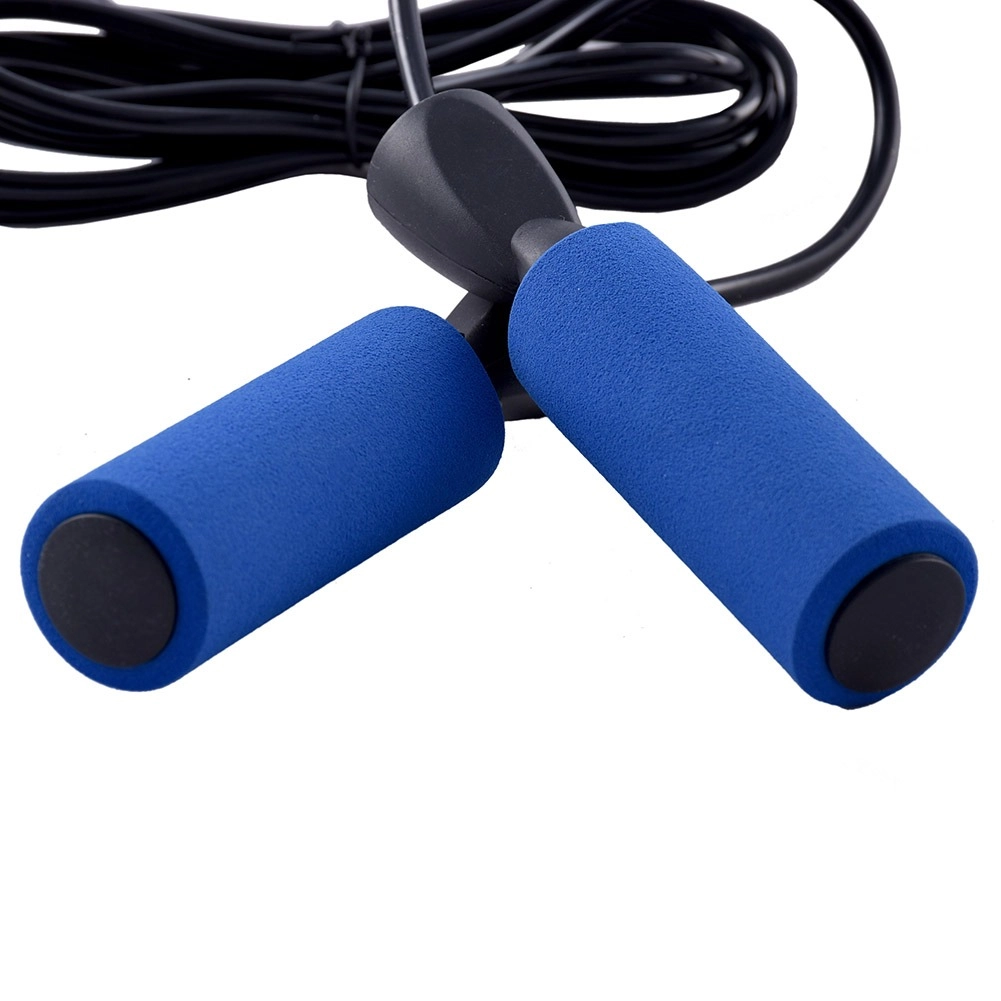 Corda De Pular Com Rolamento (Jump Rope With Bearings) - Bonafit - Azul