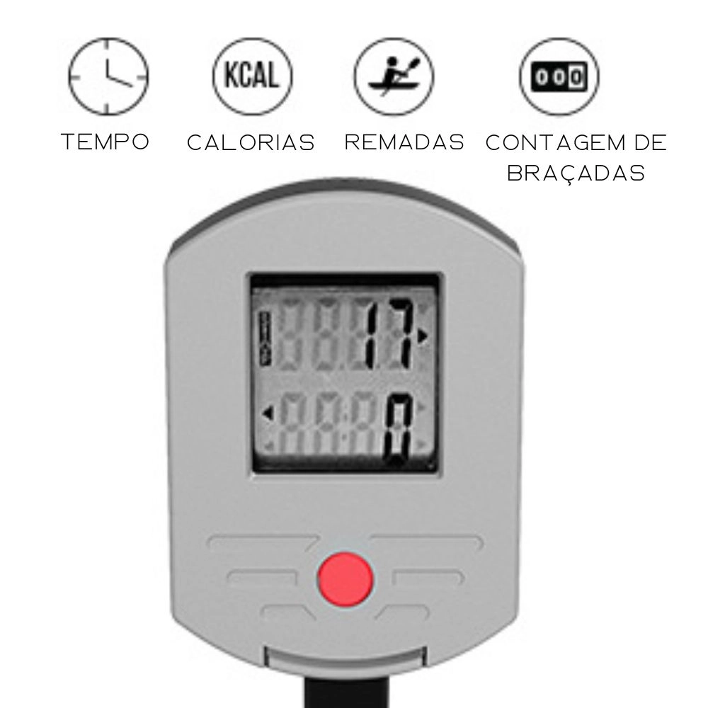 Remo Seco Aparelho Remador Simulador Bonafit Preto