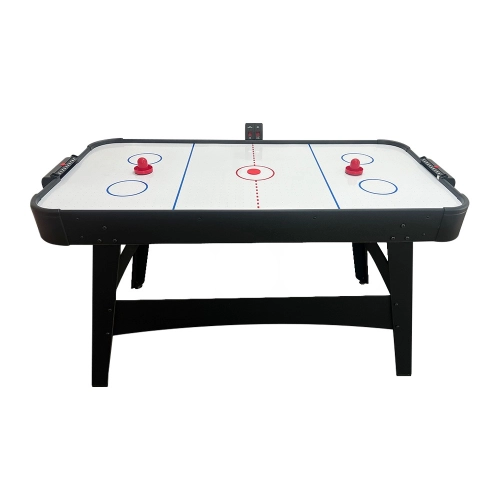 Mesa De Air Hockey Preta Mdf Ahead Sports Com Placar Digital