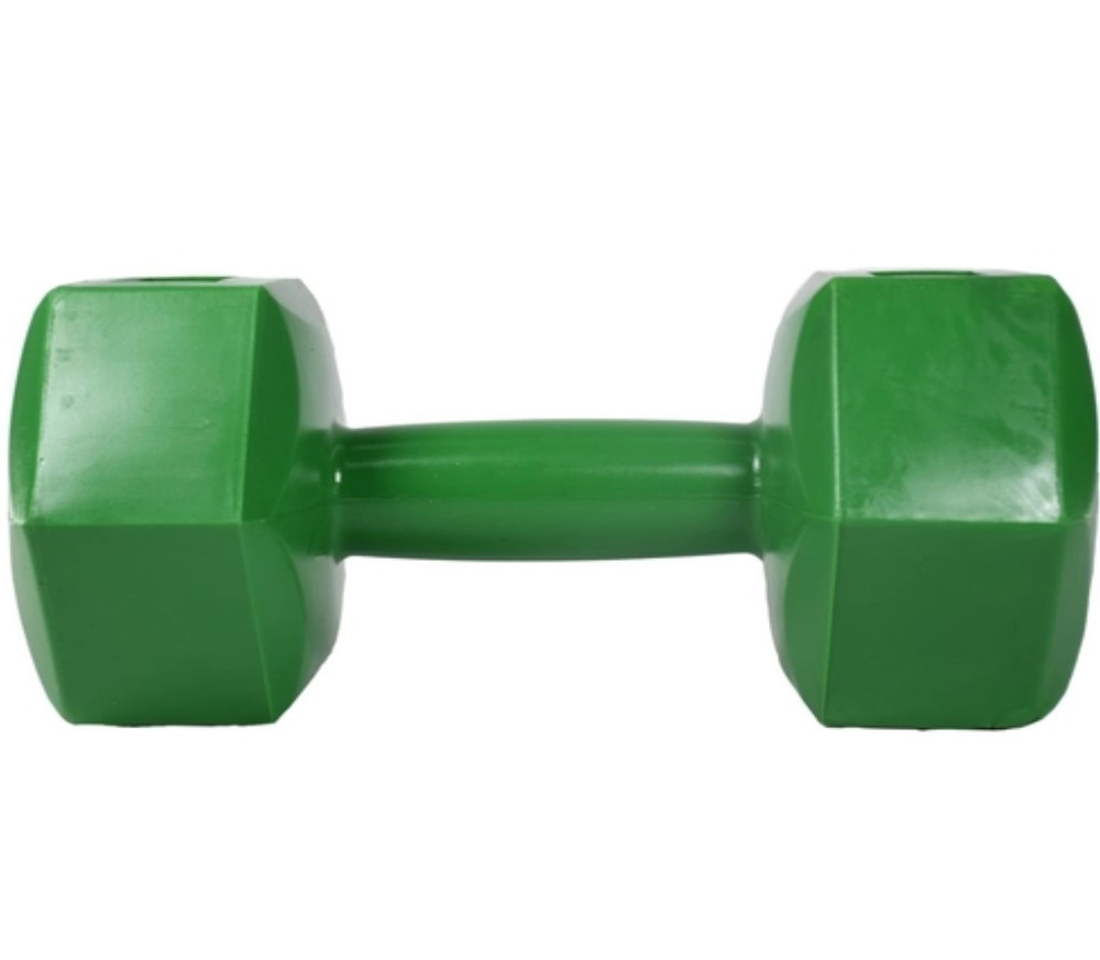 Halter Sextavado 4KG Bonafit Revestimento em PVC Verde, Conforto e Durabilidade