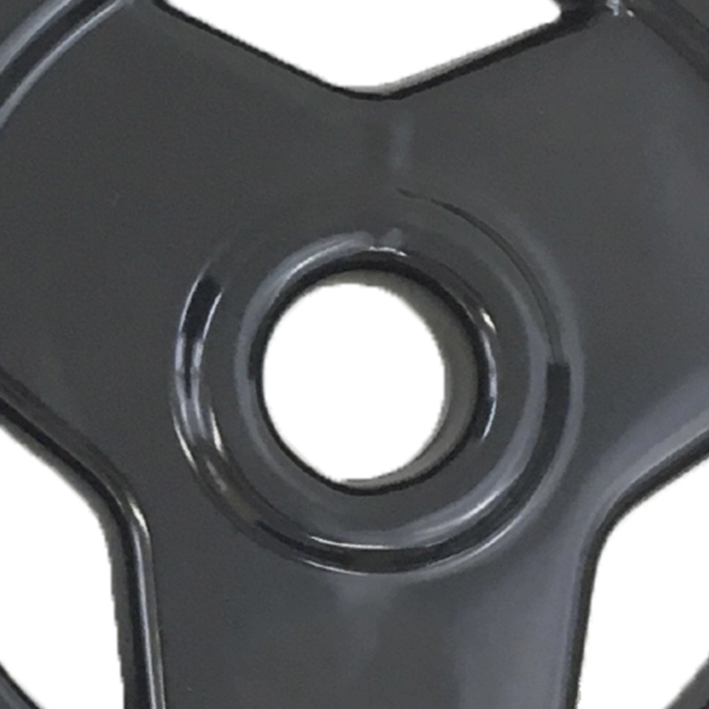 Anilha Sport Emborrachada com Furo Standard - Ahead Sports - 5kg - Preto