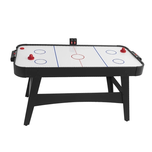 Mesa De Air Hockey Preta Mdf Ahead Sports Com Placar Digital
