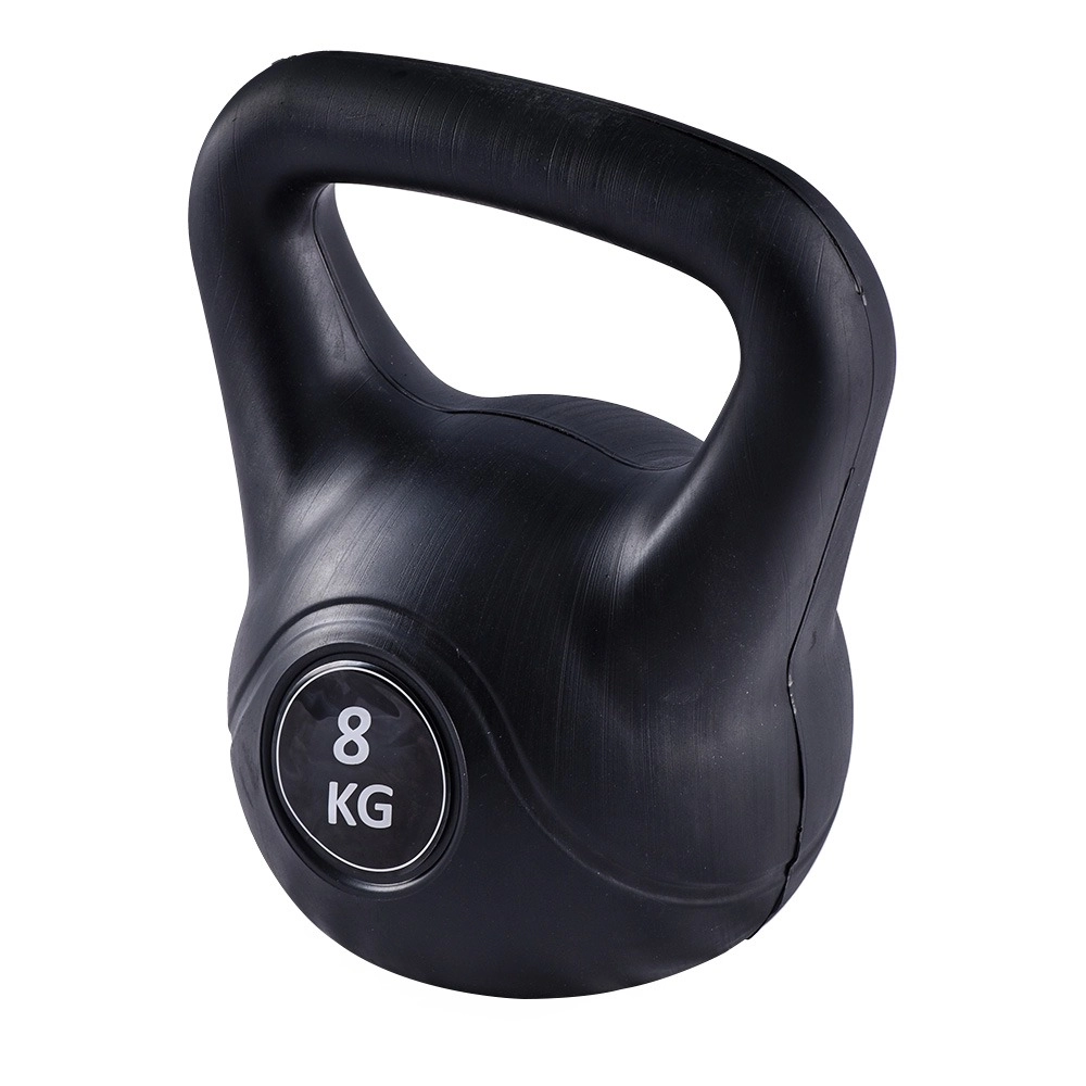 Kettlebell Black Cimento 8 Kg (Black Cement Kettlebell 8Kg) - As - Preto