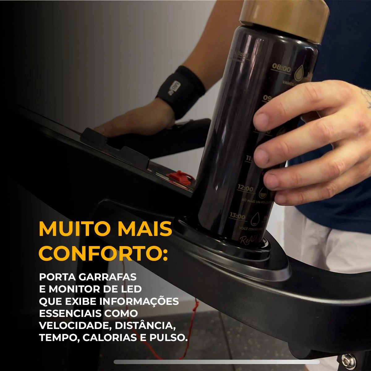 Esteira Ergométrica Elétrica Bivolt C/ Inclinação Ahead Sports