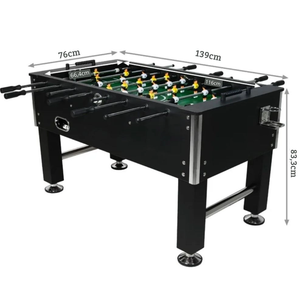 Mesa De Pebolim Totó Profissional Gold Ahead Sports