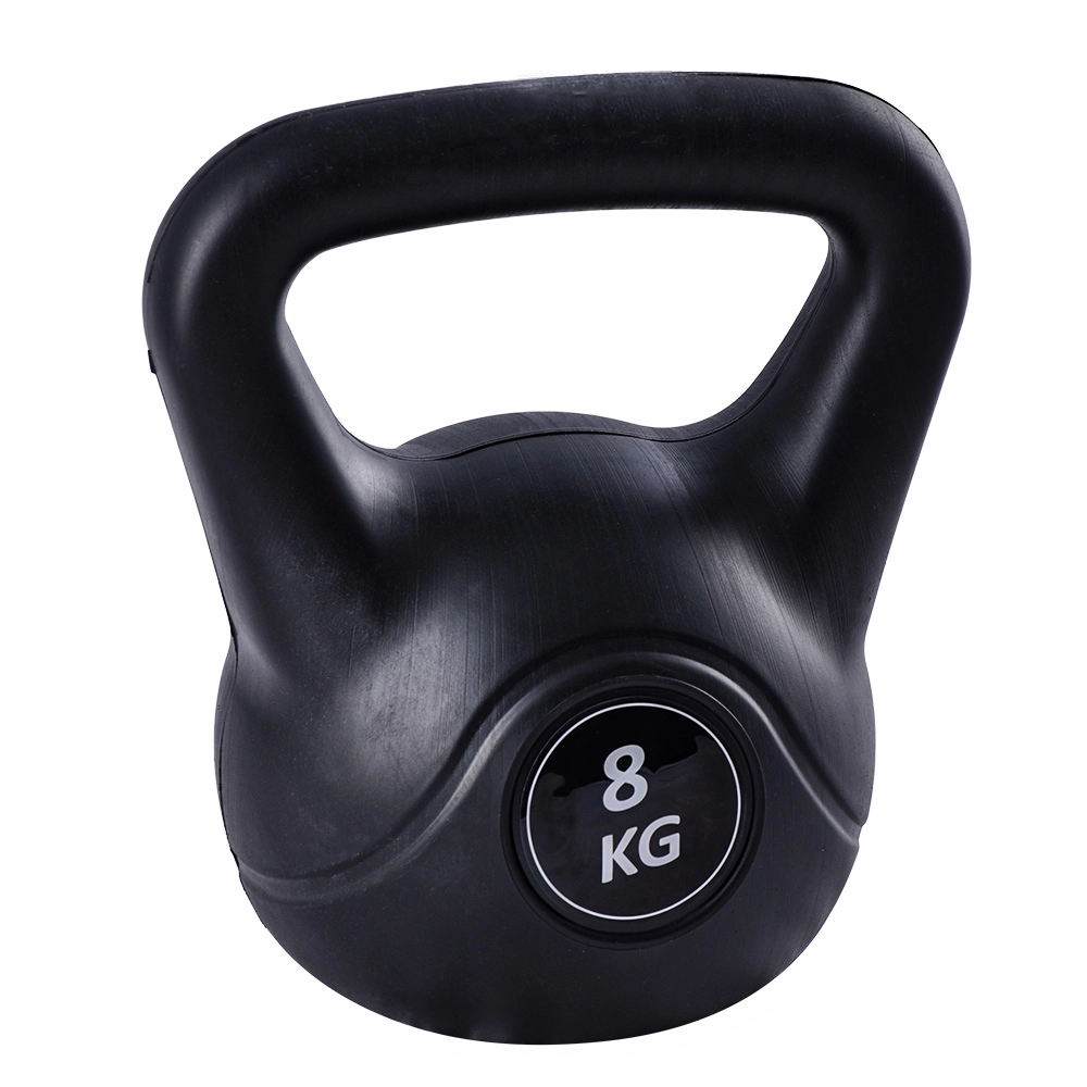Kettlebell Black Cimento 8 Kg (Black Cement Kettlebell 8Kg) - As - Preto
