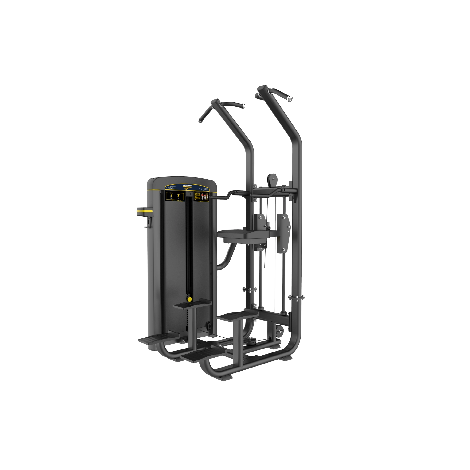 Máquina Graviton Absolute Peso Embutido para Treino de Costas, Bíceps e Tríceps
