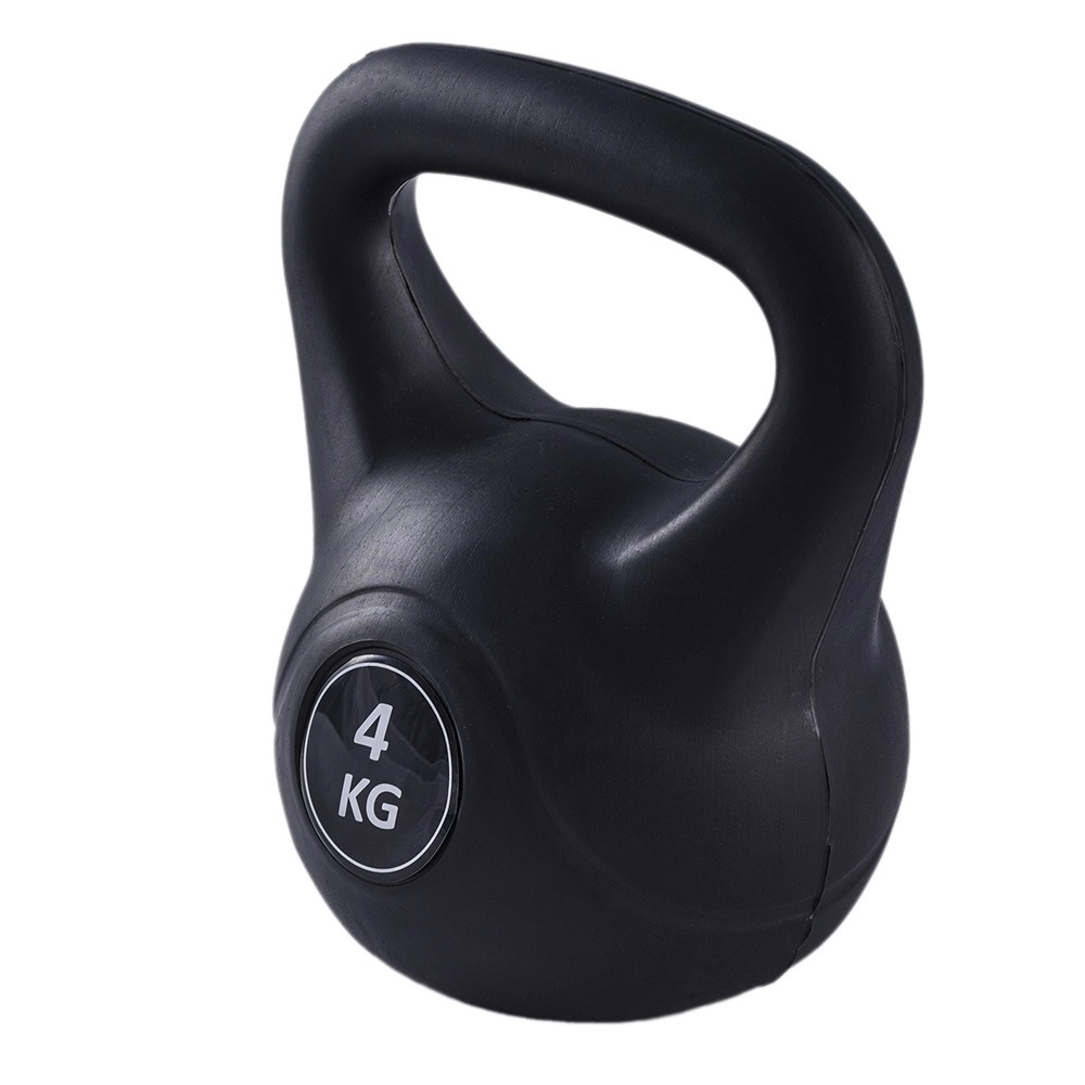 Kettlebell Black Cimento 4 Kg (Black Cement Kettlebell 4Kg) - As - Preto