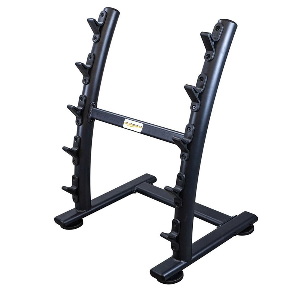 Suporte Para Barra Montada 5 Posições (Dumbbell Rack) - First - Preto
