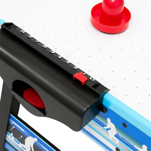 Mesa Hockey Air Completa Com Marcador Discos E Rebatedores