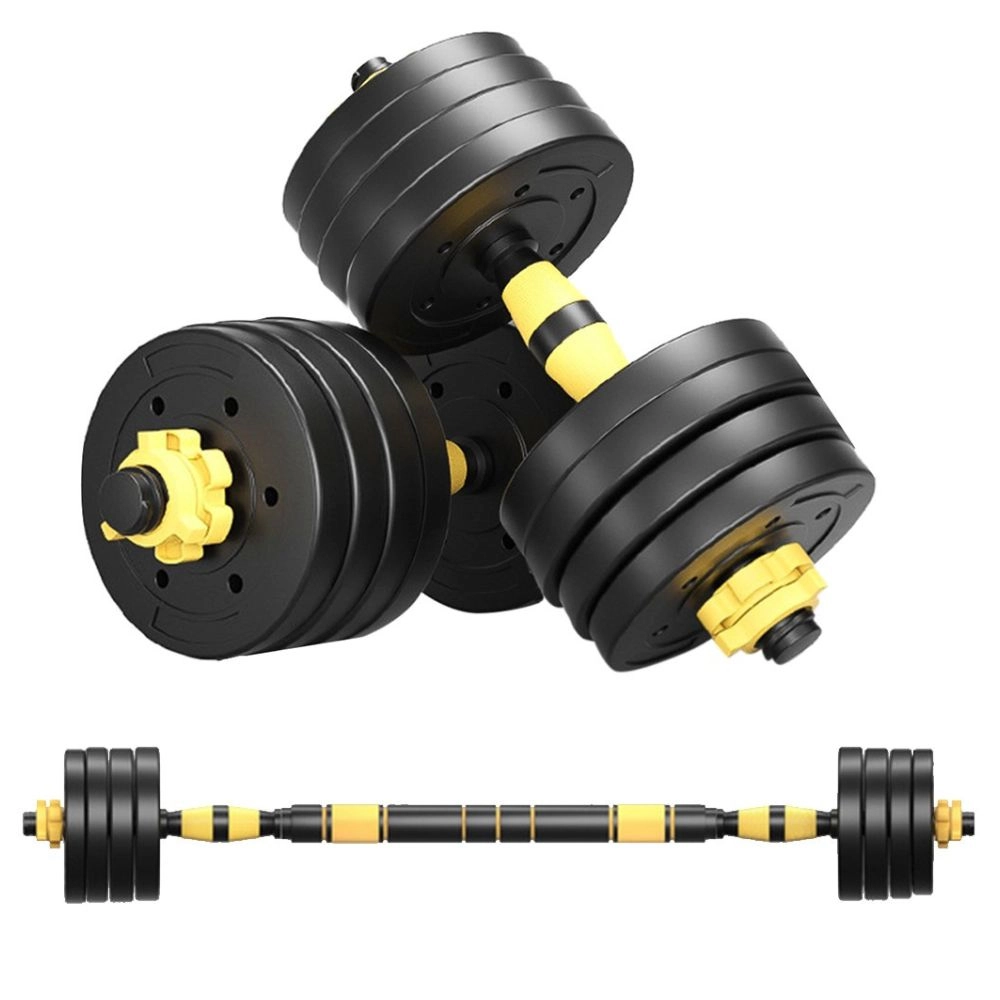 Kit Halteres 3 Em 1 Peso Musculação Até 20kg Ajustável