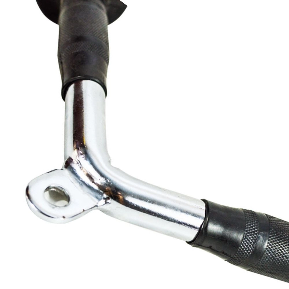 Puxador V Cromado com Pegada Emborrachada Ahead Sports Aço Resistente