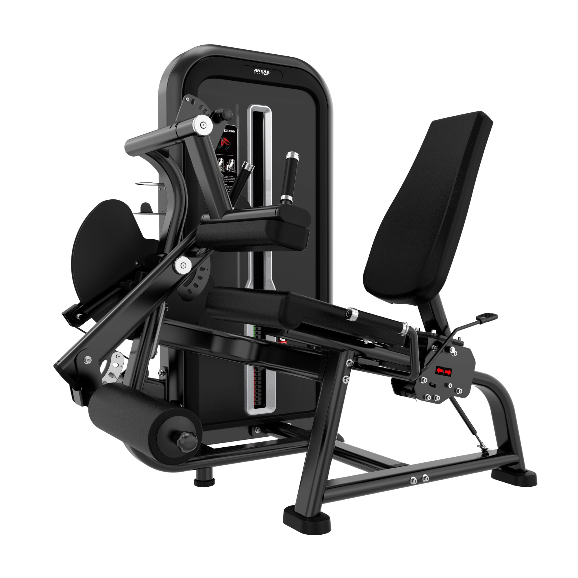 Máquina Leg Extension / Leg Curl Regulável Treino Completo de Pernas Ahead Sports
