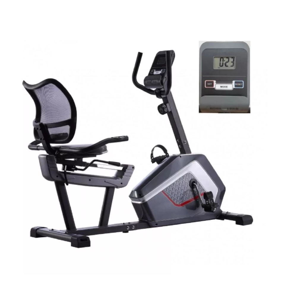 Bicicleta Ergométrica Horizontal Bonafit Residencial Silenciosa Com Monitor Cardíaco