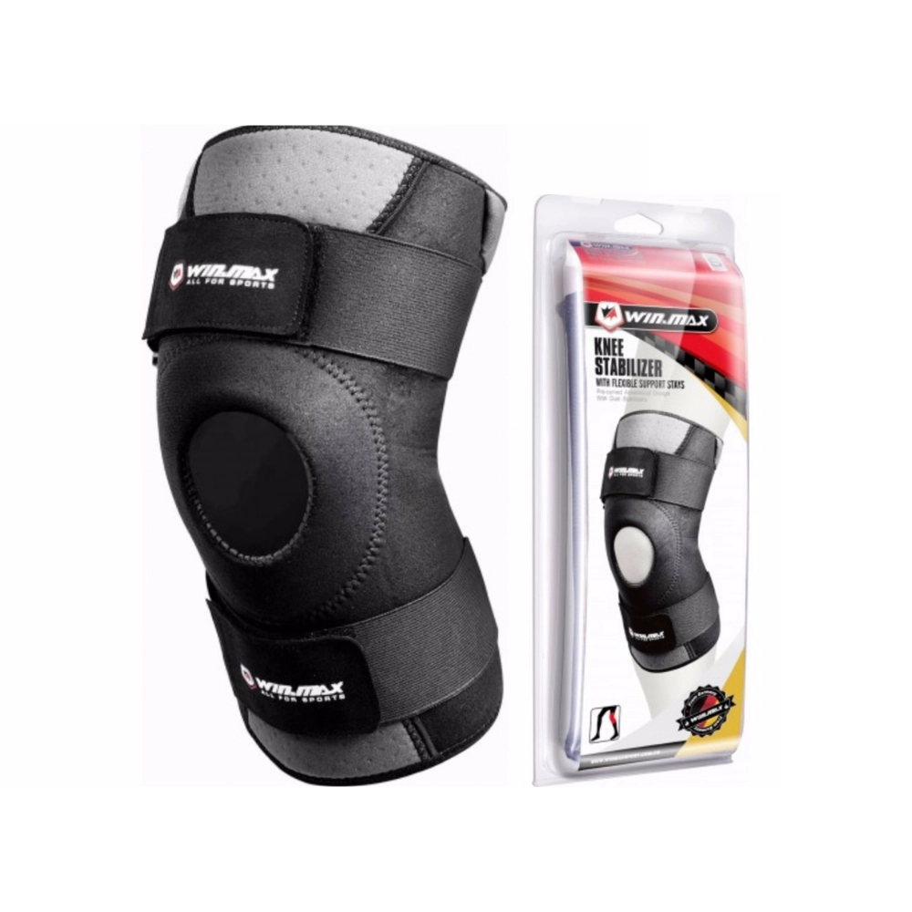 Joelheira Ortopedica Ajustavel (Adjustable Orthopedic Knee Brace) - Winmax - Preto