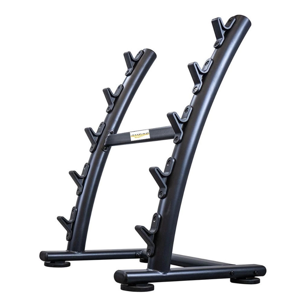 Suporte Para Barra Montada 5 Posições (Dumbbell Rack) - First - Preto