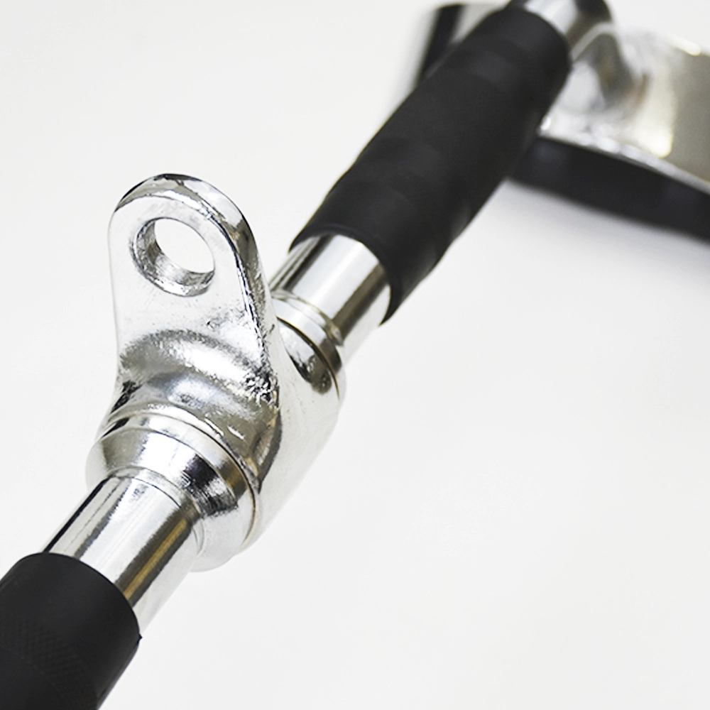 Puxador Pulley com Estribo 66cm Ahead Sports Cromado Pegada Emborrachada e Alta Resistência