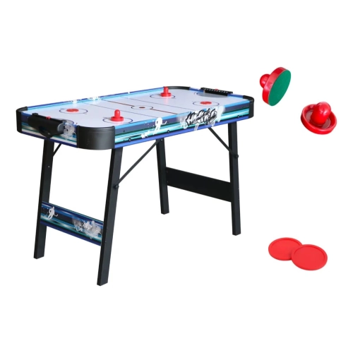 Mesa Hockey Air Completa Com Marcador Discos E Rebatedores