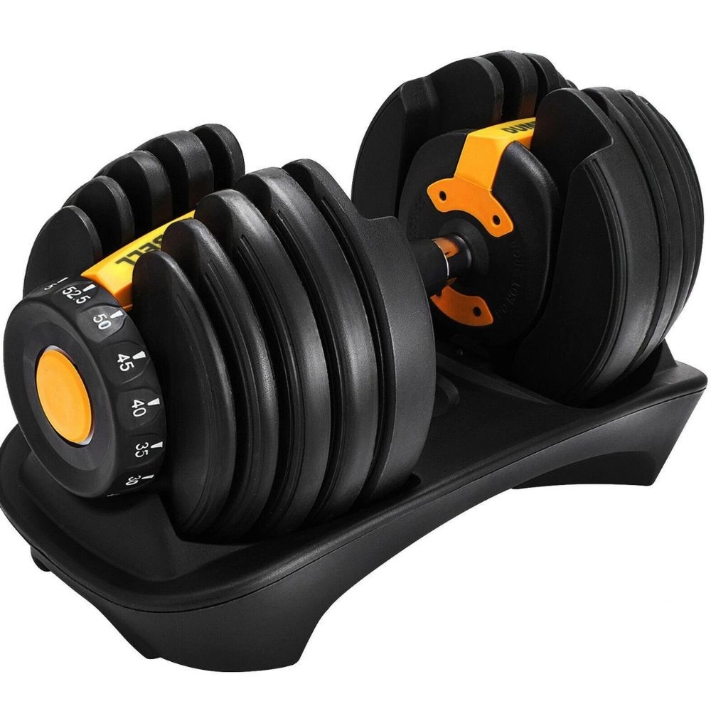 Dumbbell Halter Com Anilhas Regulável 24kg Ahead Sports