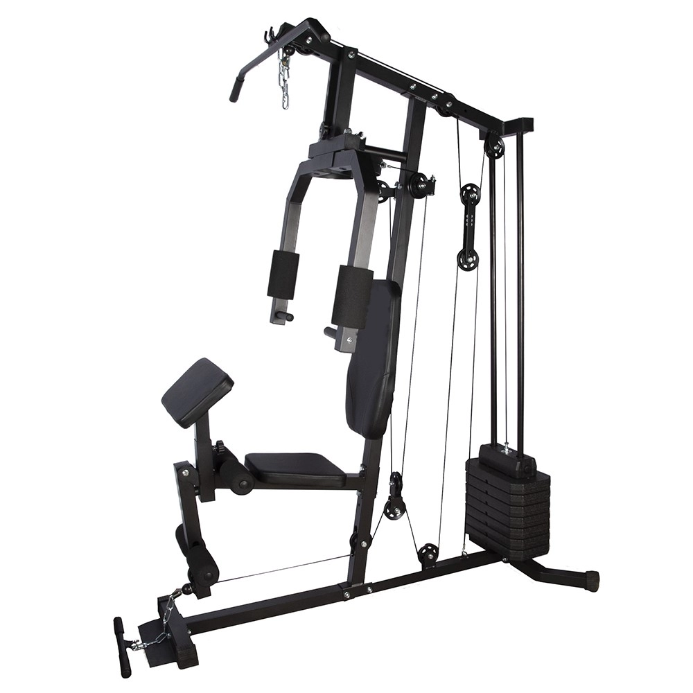 Estação De Musculação 66Kg (Home Gym Station 66Kg) - Bonafit - Preto
