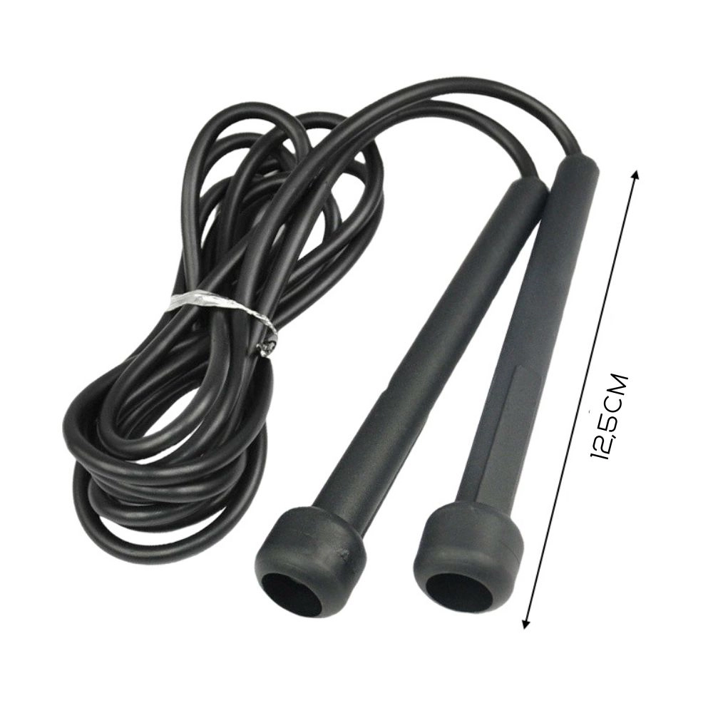 Corda De Pular Pvc (Jump Rope Pvc) - As - Preto