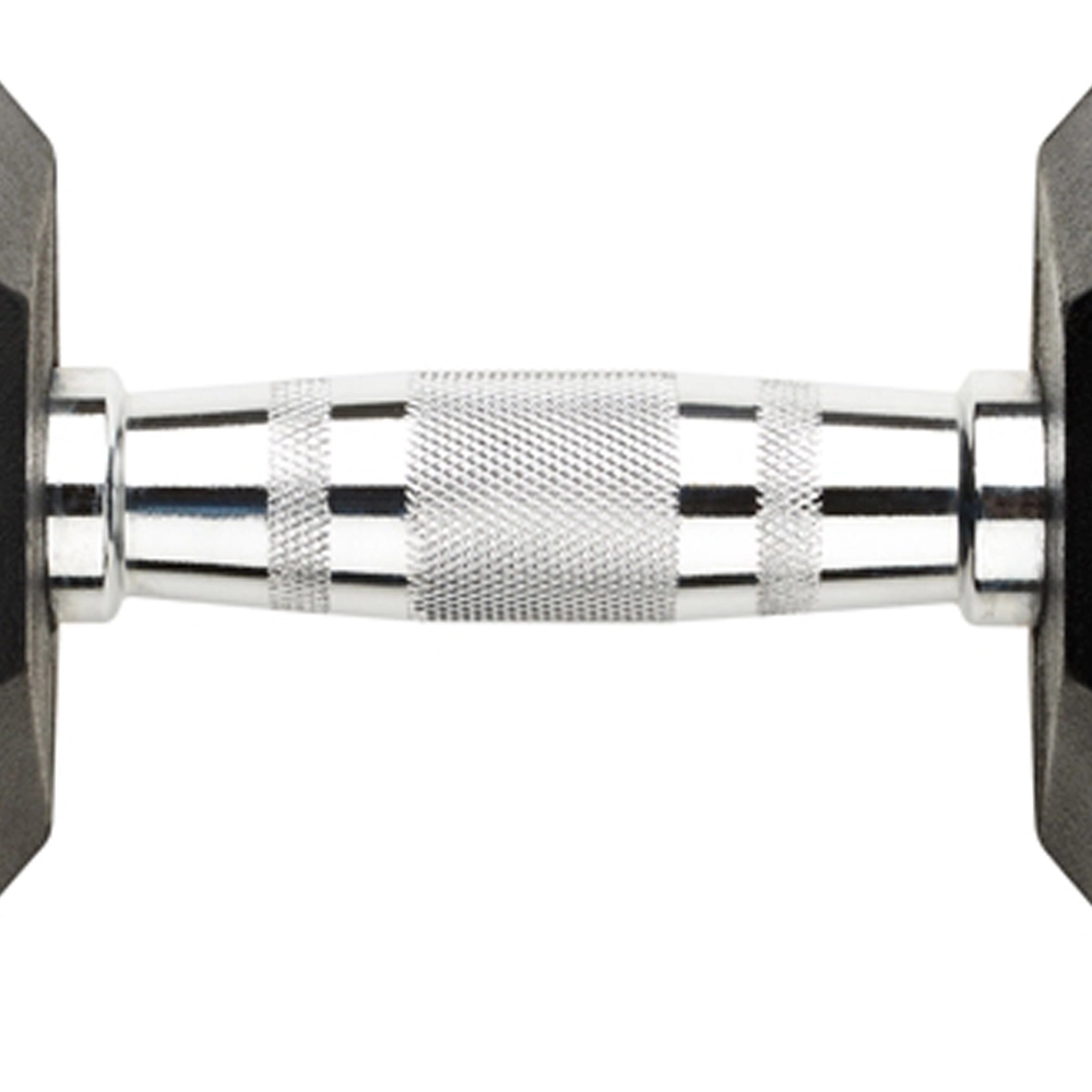 Halter Dumbell Sextavado 37,5Kg (Hex Dumbbell 37.5Kg) - As - Preto