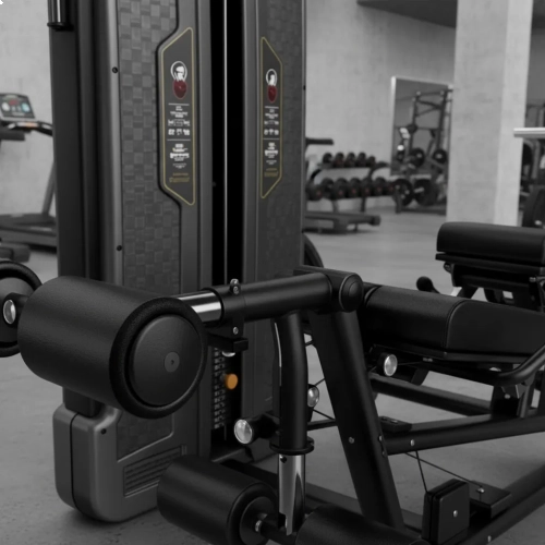 Cadeira Extensora E Mesa Flexora Dual Ahead Pro Absolute Preto