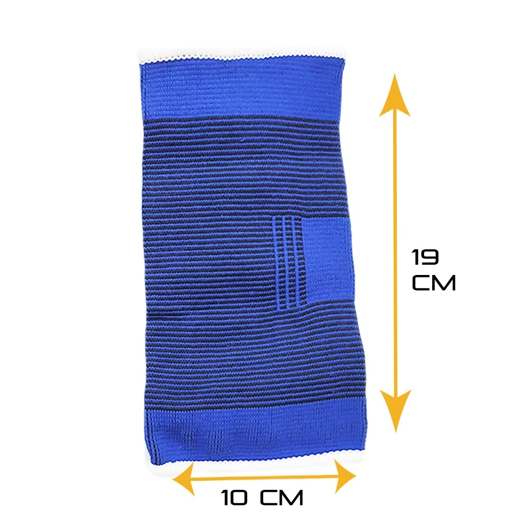 Cotoveleira Poliéster Azul