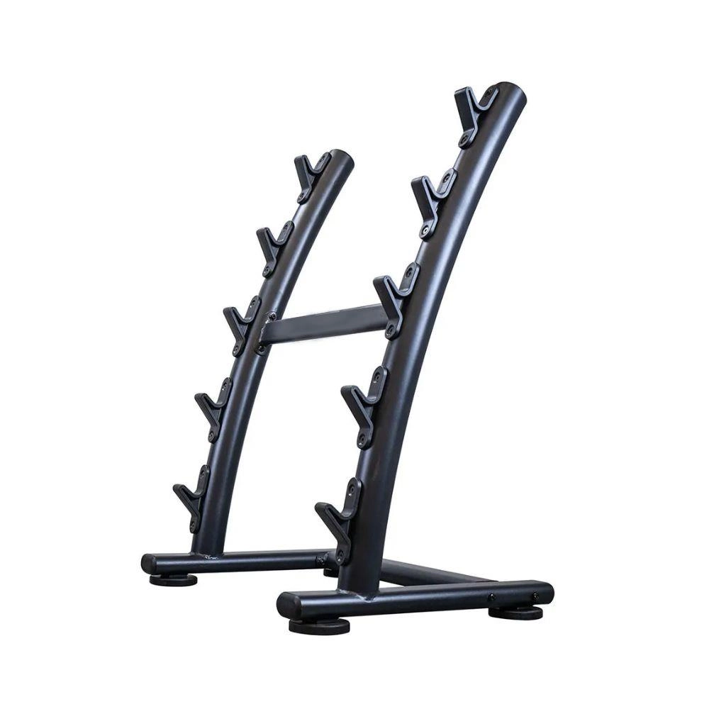 SUPORTE BARRA MONTADA 5 POSIÇÕES (5 BARS BARBELL RACK) - ABSOLUTE - PRETO