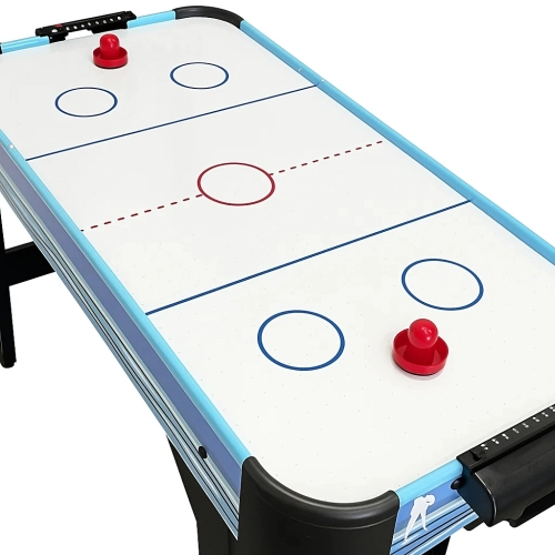 Mesa Hockey Air Completa Com Marcador Discos E Rebatedores