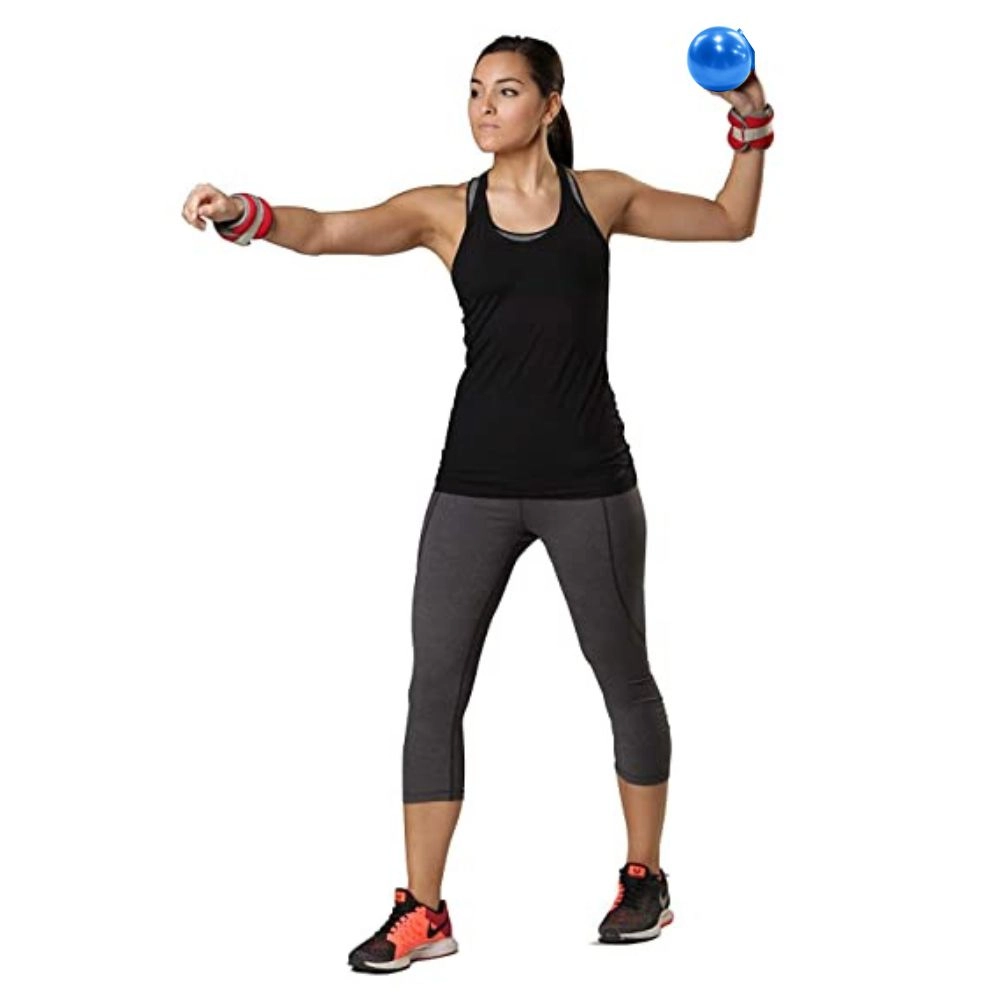 Kit 3 Bolas de Peso Tonificadora Exercícios de Ginástica, Pilates e Musculação