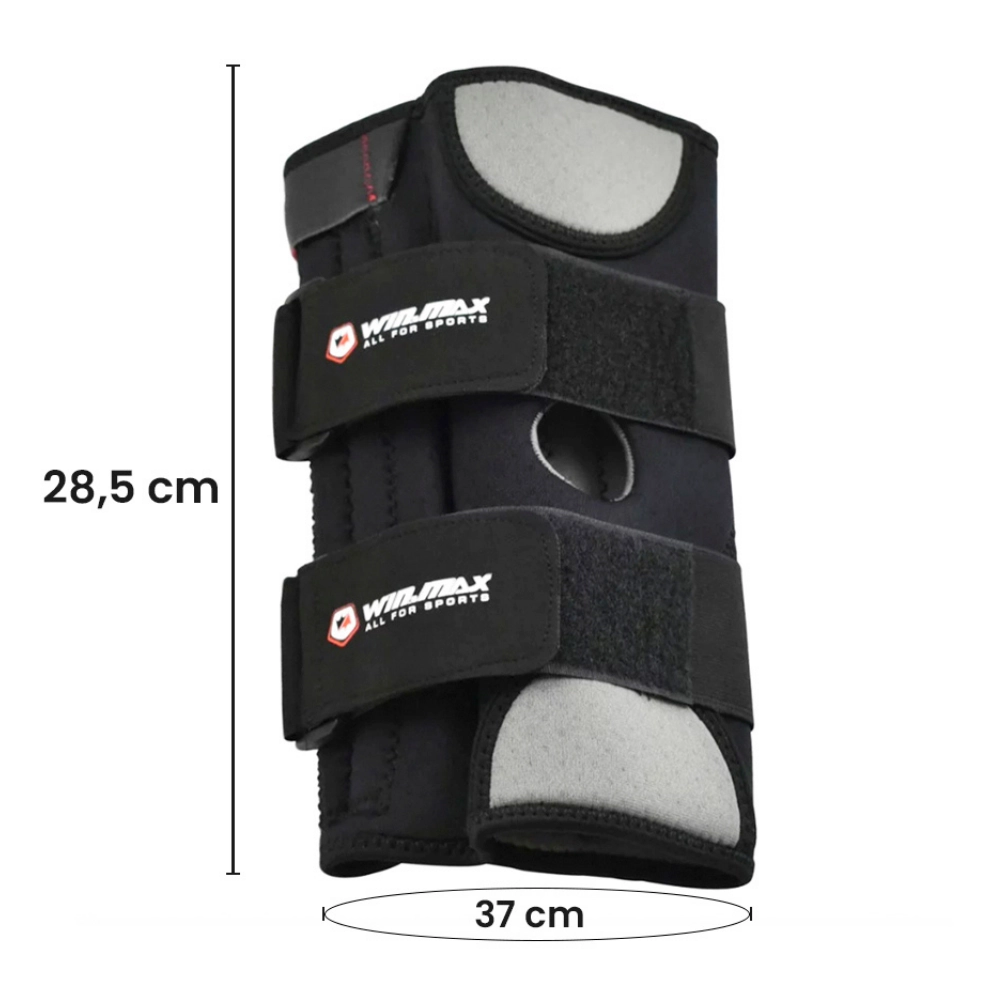 Joelheira Ortopedica Ajustavel (Adjustable Orthopedic Knee Brace) - Winmax - Preto
