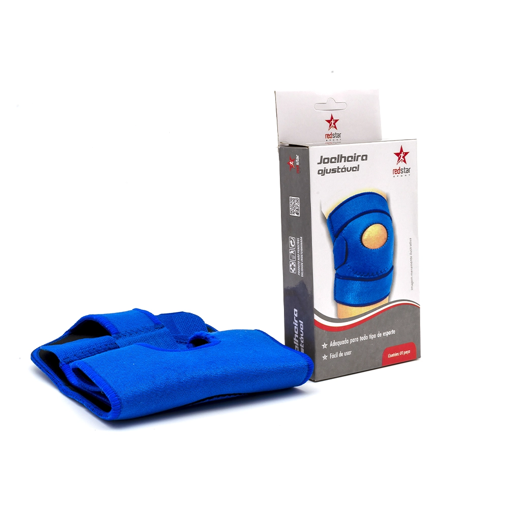 Joelheira Ajustavel Azul