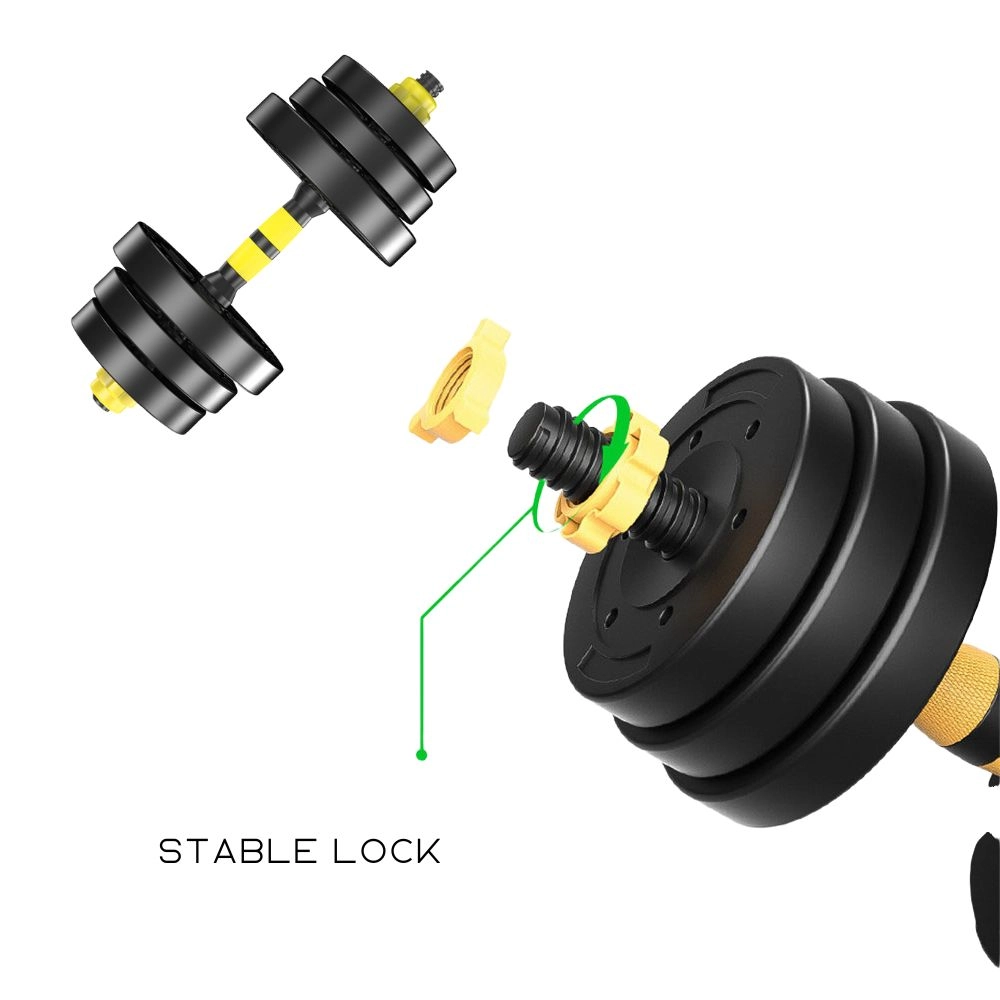 Kit Halteres 3 Em 1 Peso Musculação Até 20kg Ajustável