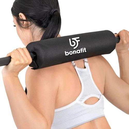 Protetor para Barra de Agachamento Bonafit em Espuma Preto