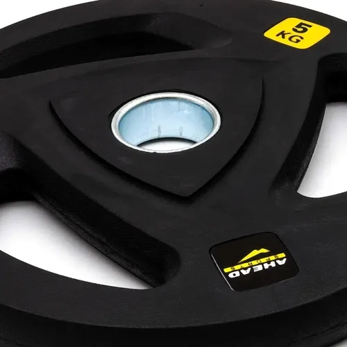 Anilha Olímpica Vulcanizada Ahead Sports 50mm | 1,25kg a 25kg