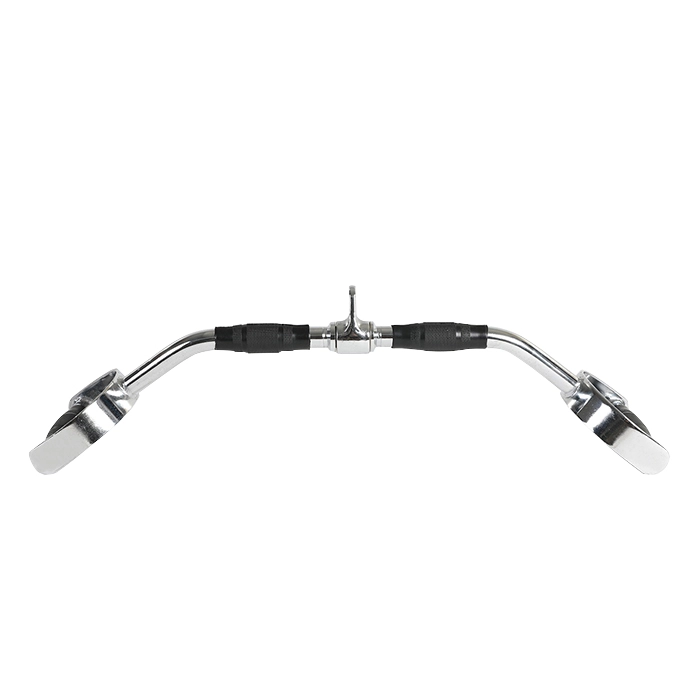 Puxador Pulley com Estribo 66cm Ahead Sports Cromado Pegada Emborrachada e Alta Resistência