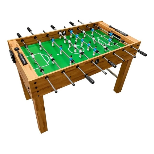 Mesa de Pebolim Totó em MDF com Suporte para Copo + Bolinhas e 5 Figurinhas da Copa