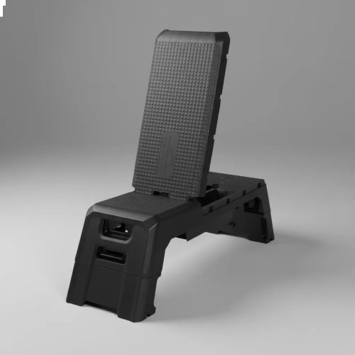 Banco Step Profissional com Pistão Regulável Ahead Sports Preto