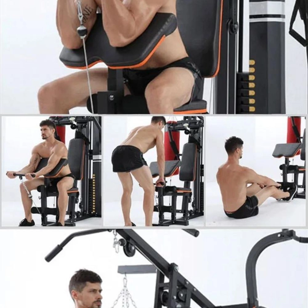 Multi Estação De Musculação 5 Frentes Completa Bonafit