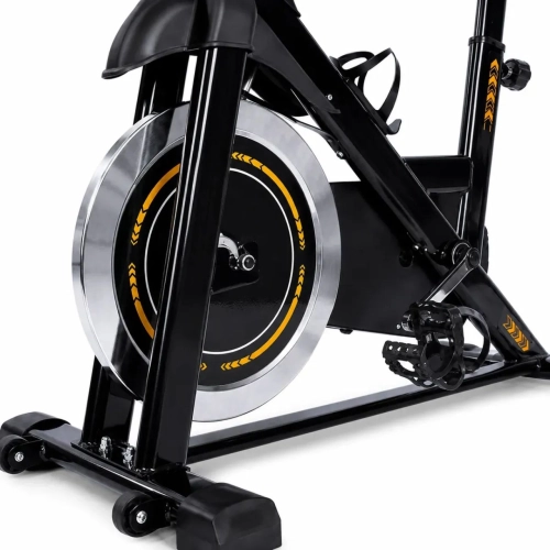Bicicleta Ergometrica 8kg Preta/amarela