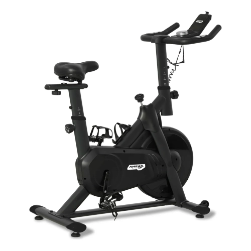 Bicicleta Ergométrica Spinning  Cycle Pro Até 150kg Ahead Sports Display Digital Inércia de 6kg 