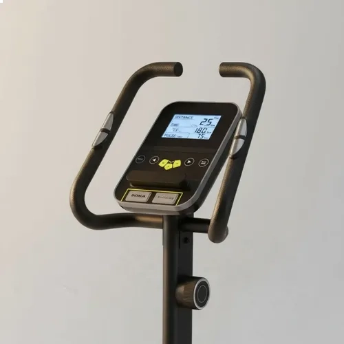 Bicicleta Ergométrica Vertical Residencial Bonafit Magnético 5kg Preto