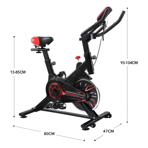 Bicicleta Spinning Ergométrica Ahead para Treino + E-book Digital e 5 Figurinhas da Copa