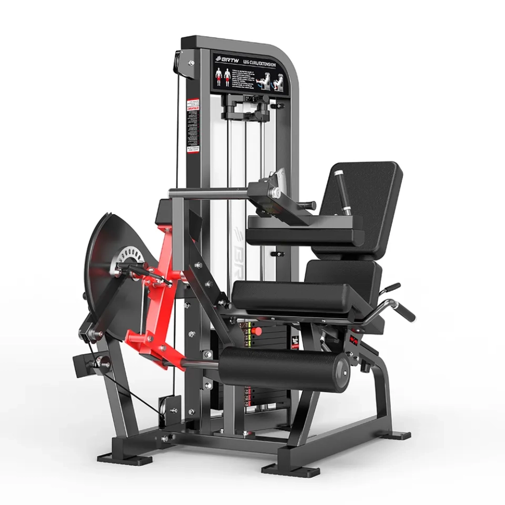 Máquina Extensora e Flexora de Pernas Profissional Academia com Peso Embutido