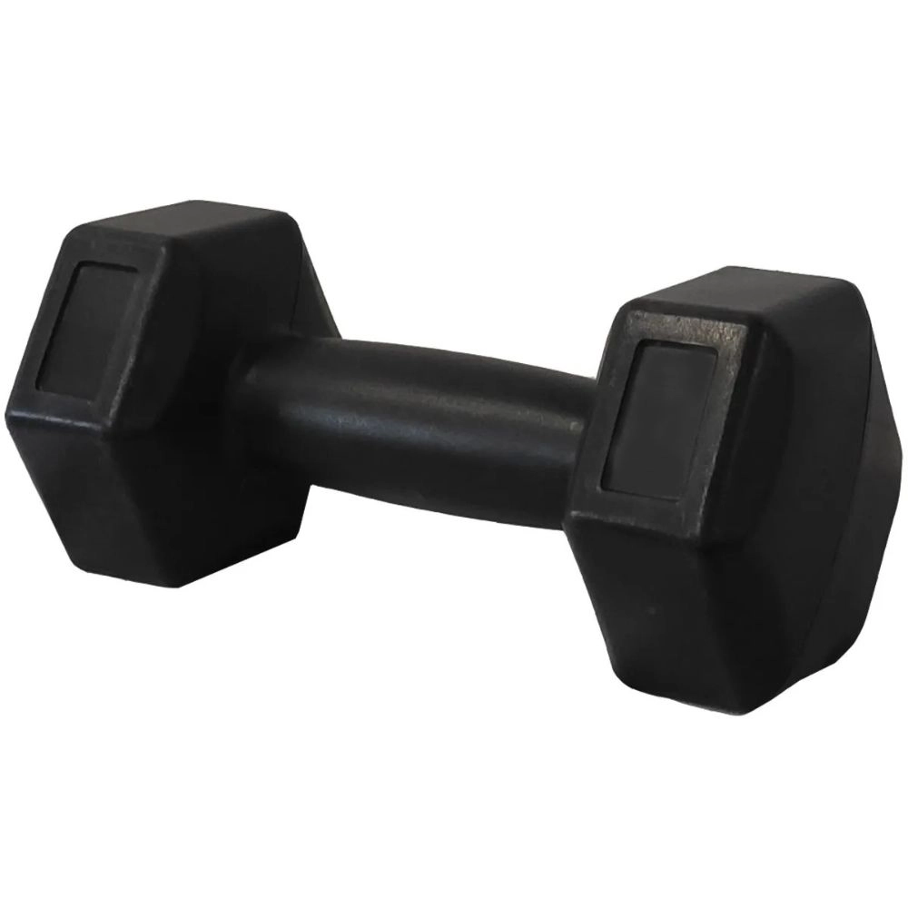 Par de Halteres Sextavados 1KG Bonafit Dumbbells de Cimento Revestidos em PVC