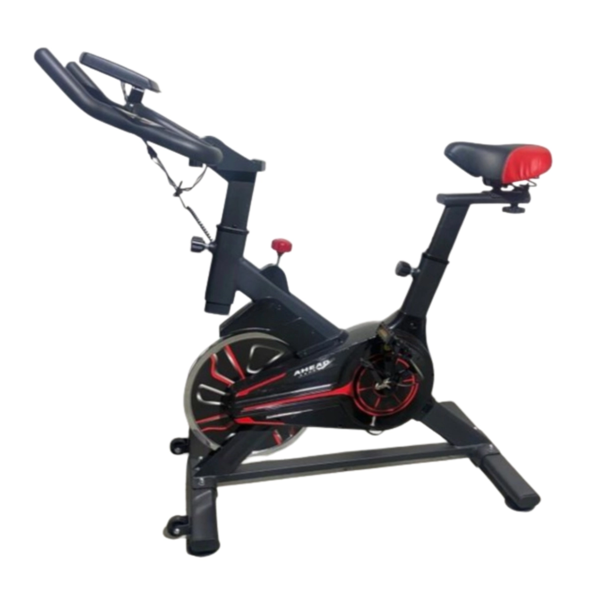 Bicicleta Ergométrica Spinning Mecânica Ahead 6kg Painel Digital Regulável - Produto de Showroom
